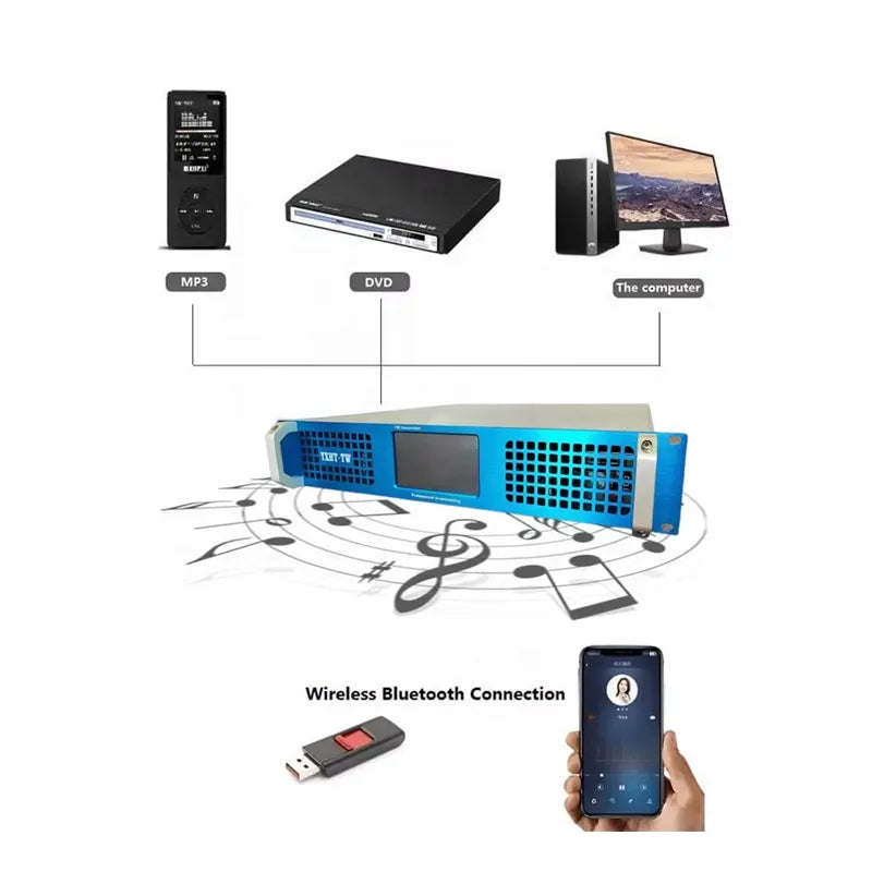 YXHT-TW 800W FM Transmitter for Radio Station Free Shipping 6 Year Warranty