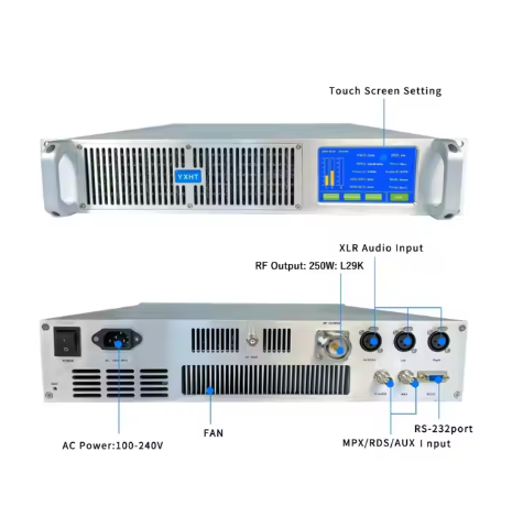 YXHT CM-B2 250W Touch Screen FM Transmitter