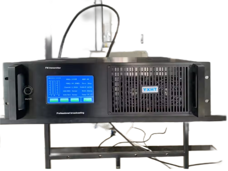 YXHT-3 2KW FM Transmitter FMT 6.0 Series Modulator Touch Screen Remote Control Monitoring Equipment