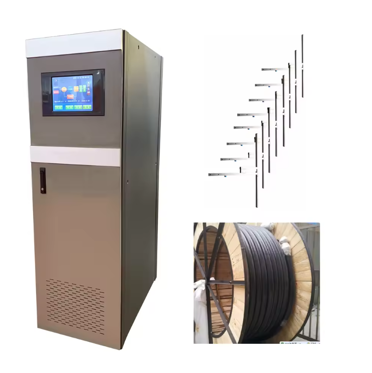 YXHT 10KW FM Transmitter + 8-Bay Antenna + 30 Meters Cables with Connector Total 3 Equipments for radio station
