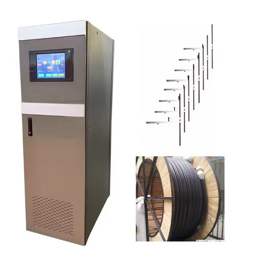 YXHT 10KW FM Transmitter + 8-Bay Antenna + 30 Meters Cables with Connector Total 3 Equipments for radio station