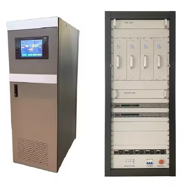 YXHT 10KW FM Transmitter + 8-Bay Antenna + 30 Meters Cables with Connector Total 3 Equipments for radio station