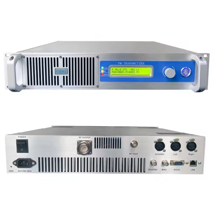 6 years- YXHT 1.2KW 1200 Watts FM Transmitter Complete Package of FM Radio Station