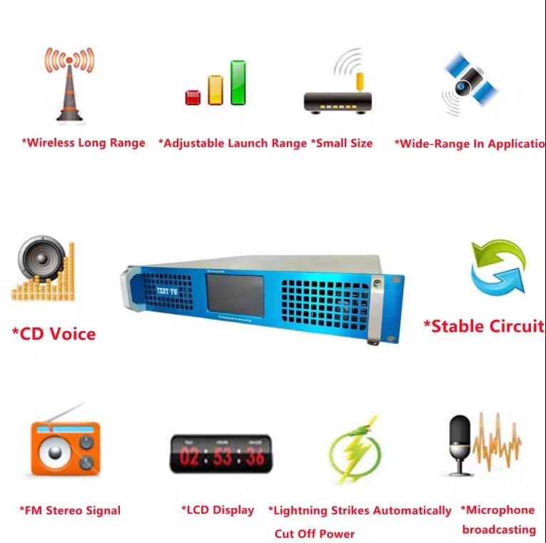 500W Fm Transmitter 500 Watts Complete Package Broadcast Equipment