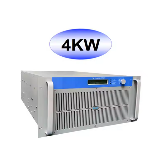 YXHT 5U 4KW FM Transmitter Radio Broadcasting Equipment Free Shipping
