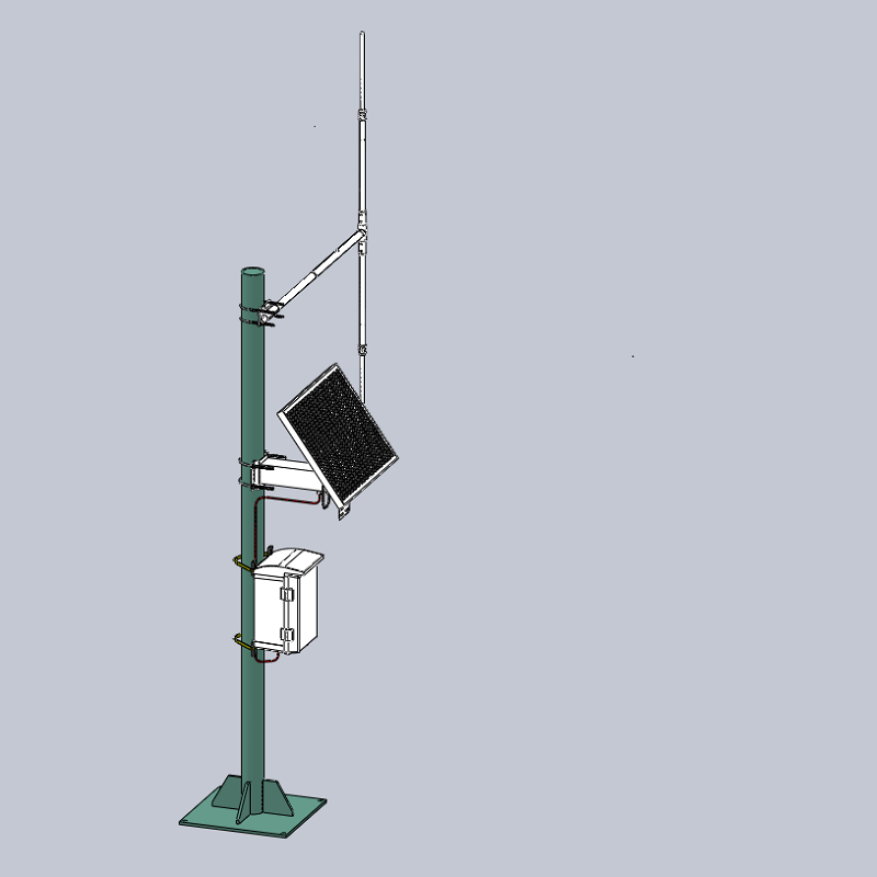 FM Transmission System Solar Power Transmitter Off Grid Kit Free Shipping By Air