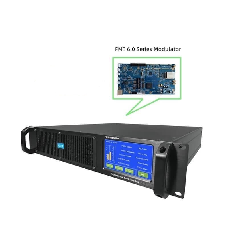 YXHT-2, 400W Touch Screen FM Broadcast Transmitter,+Antenna+Cables Radio Station Stereo Equipment For Church, School