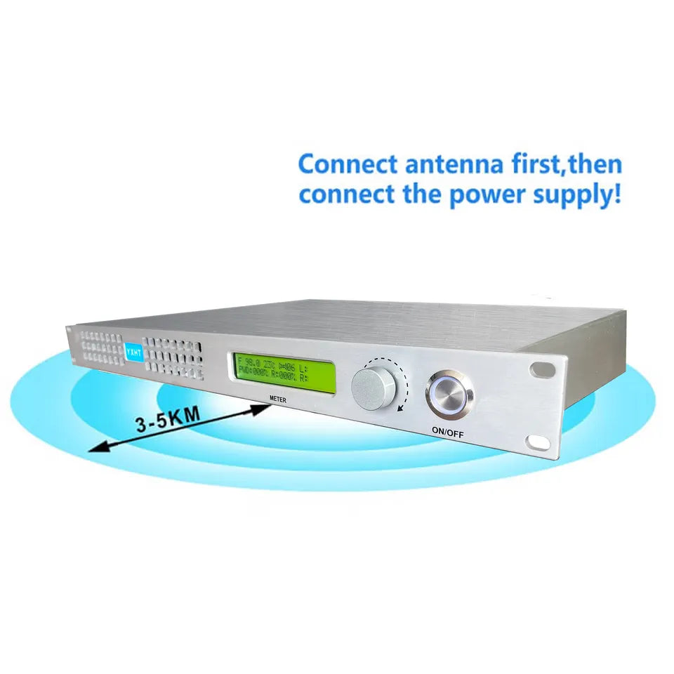 50W Stereo FM Broadcasting Transmitter 6 year warranty Free Shipping