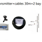 2KW Professional FM Broadcast Transmitter with 2 bay antenna+cables 30m
