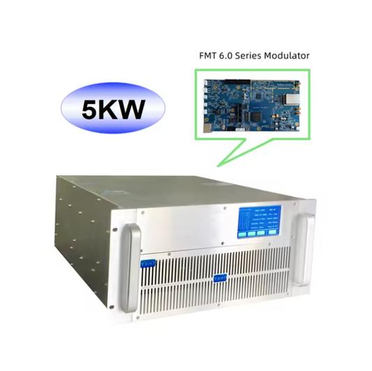 YXHT-3 5KW FM Transmitter FMT 6.0 Series Modulator Touch Screen Remote Control Monitoring Equipment