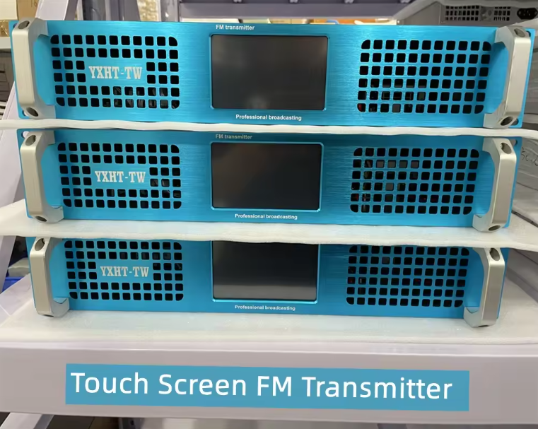 Touch screen 1000W 1kw FM Transmitter complete package for radio station