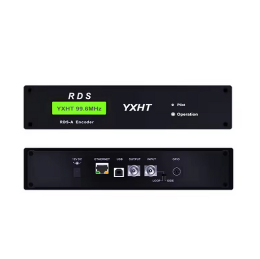 YXHT FM Broadcast RDS-A Encoder Radio Data System Encoder For FM Transmitter Radio Station